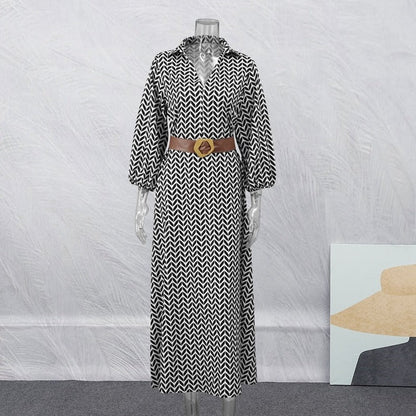 Carlotta™ Elegant long dress in retro style