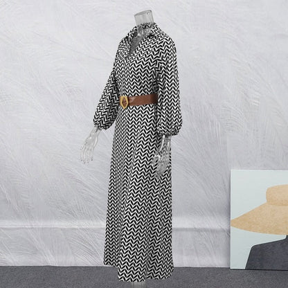 Carlotta™ Elegant long dress in retro style