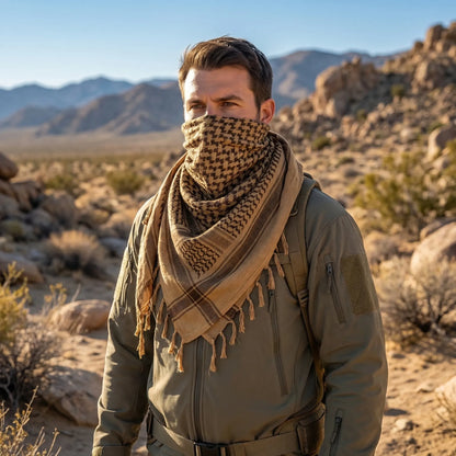Dunescarf - Tactical Desert Head And Neck Wrap  Desert Sun Protection