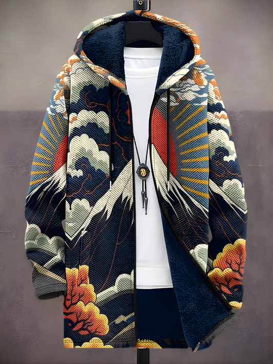 Dylan™ - Luxurious Art-Inspired Zip-Up Hoodie