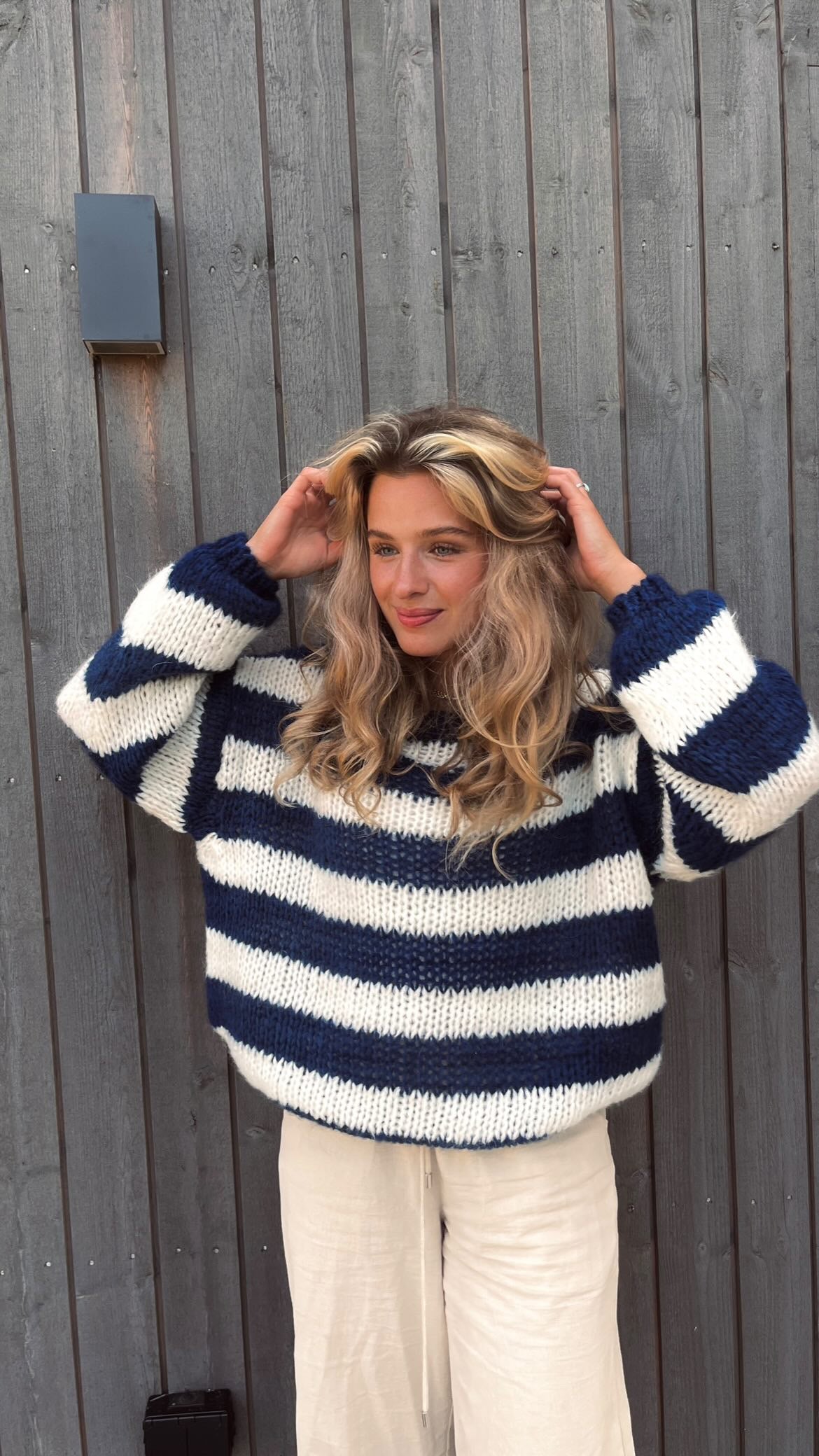 Alayna - Weicher gestrickter Chic-Pullover