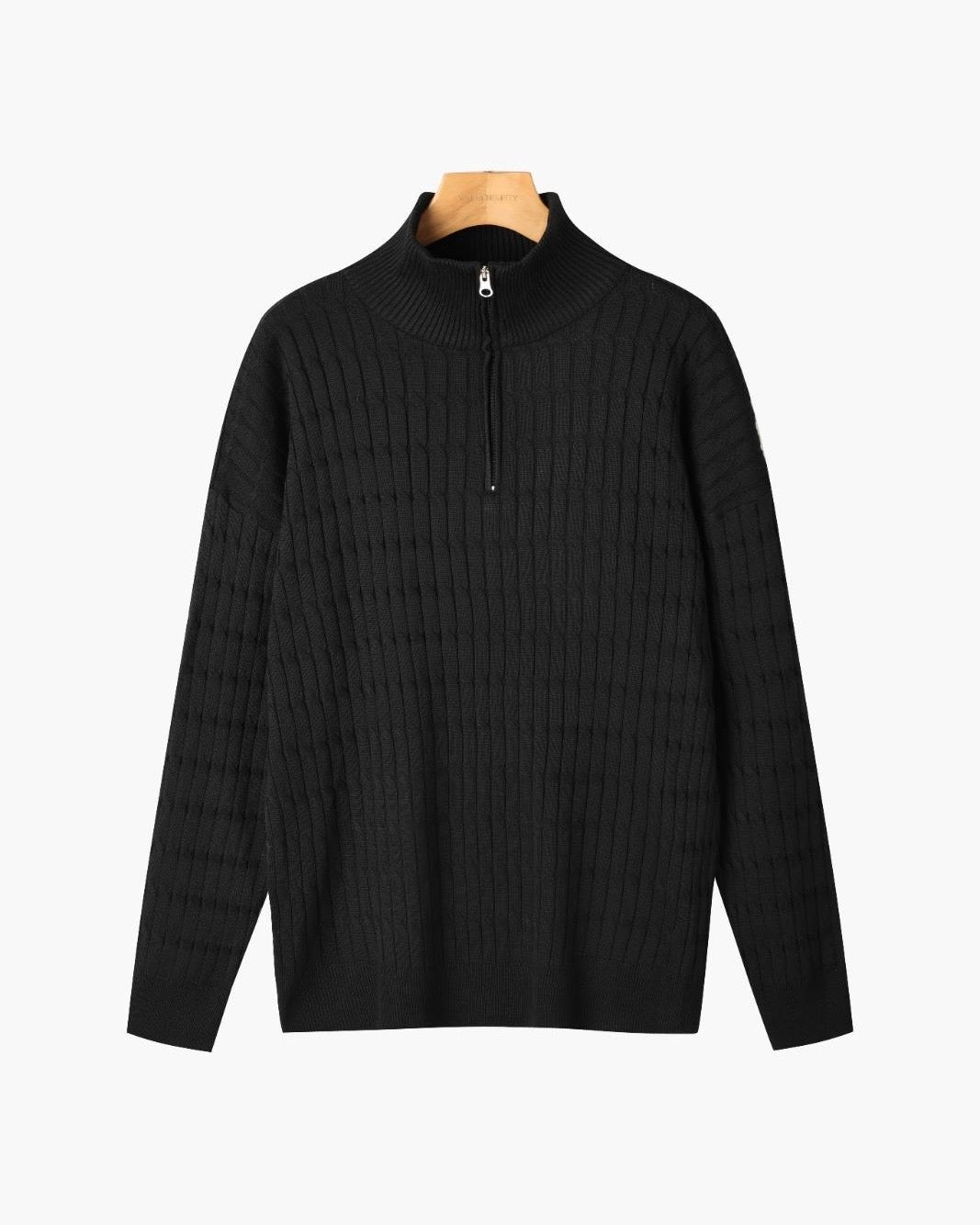 Chaplin Cable Knit Half-Zip