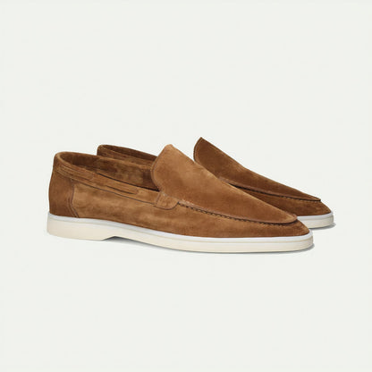 Men’s Suede Loafers – Elegant Comfortable Classic Slip On Smart Casual Versatile Footwear