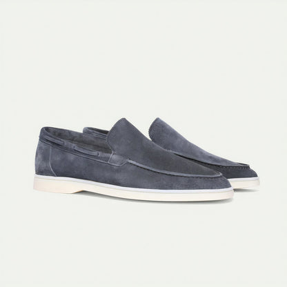 Men’s Suede Loafers – Elegant Comfortable Classic Slip On Smart Casual Versatile Footwear