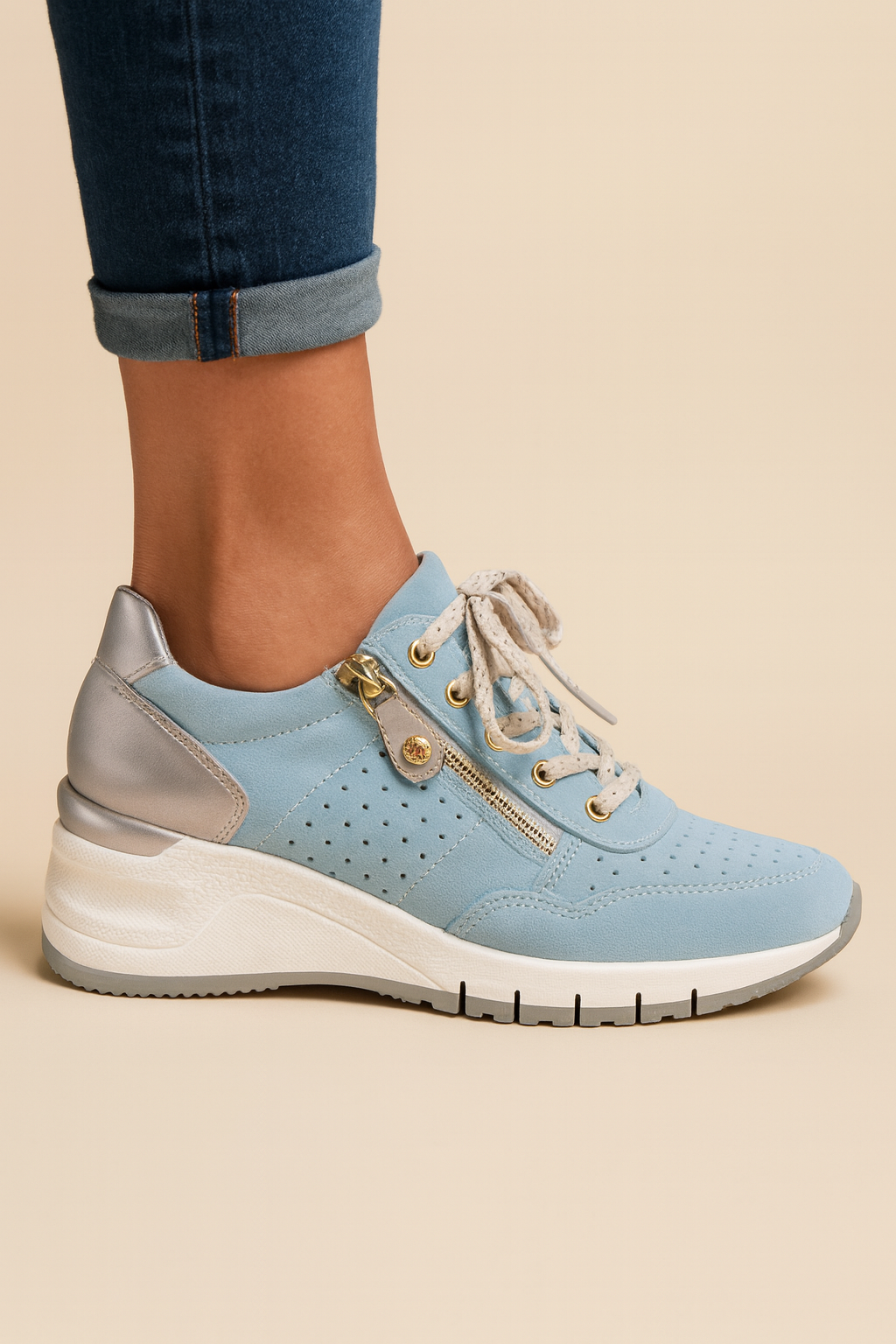 Damen bequeme Wanderschuhe mit Stütze und Dämpfung