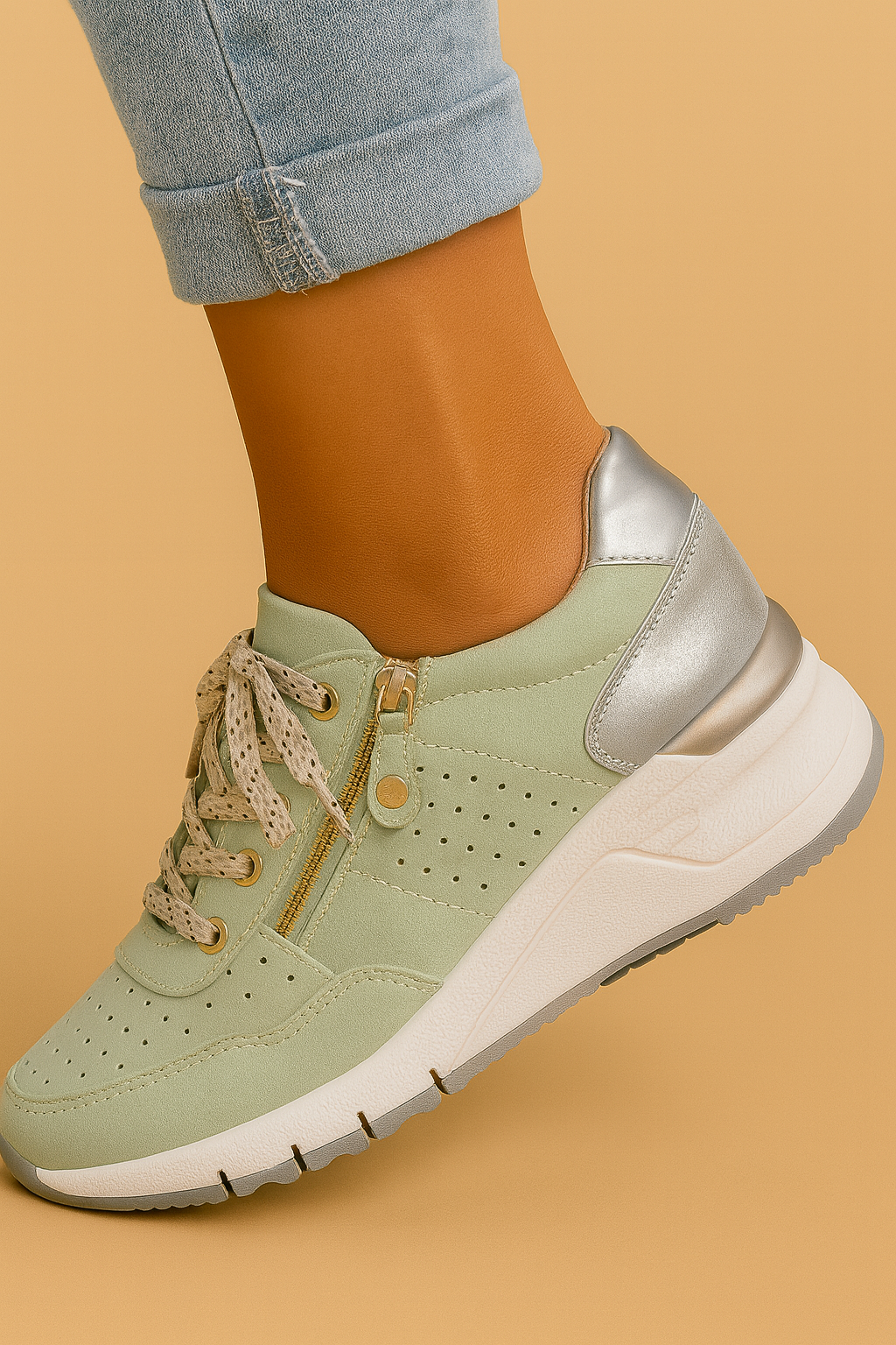 Damen bequeme Wanderschuhe mit Stütze und Dämpfung