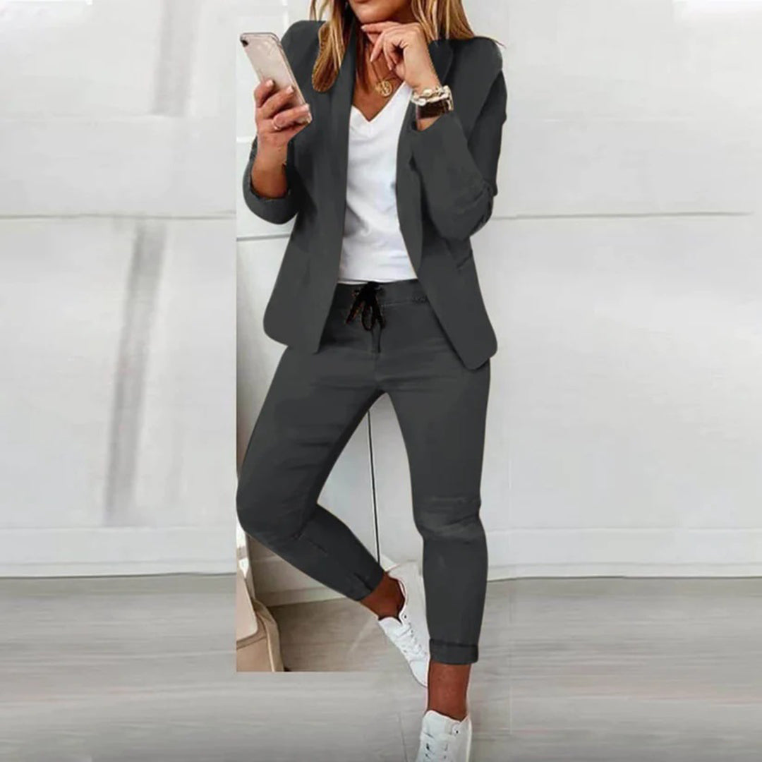 Florence | Versatile blazer i Jogger pants Outfit dla kobiet