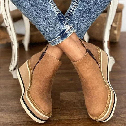 Everyday Comfort Wedge Heel Ankle Women's Shoes