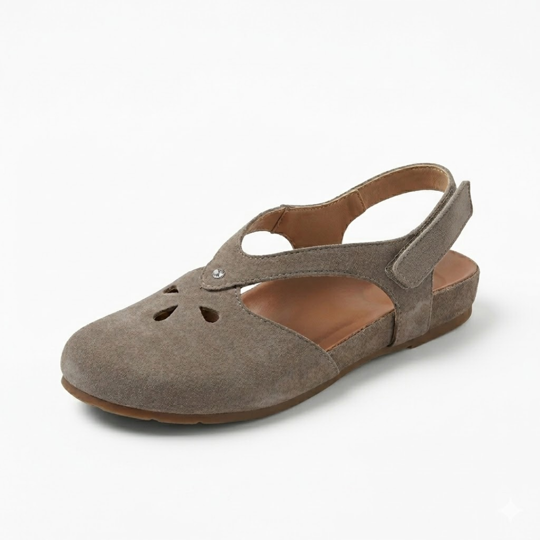 Saudiae | Extraweite Komfort-Sandalen mit Kreuzriemen
