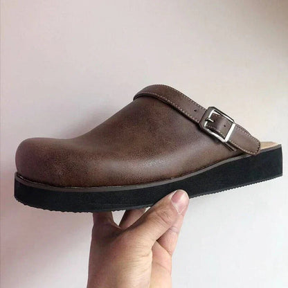 Iker | stylish Men Leather Slipper Clogs