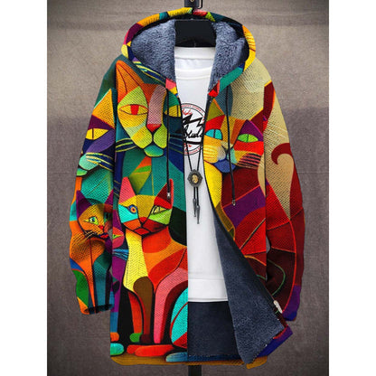 Elias | Unisex-Kapuzenjacke, inspiriert von luxuriöser Kunst