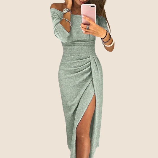 Elarienne | Chic ροή maxi φόρεμα με λαιμόκοψη halter
