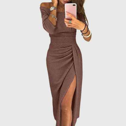 Elarienne | Chic ροή maxi φόρεμα με λαιμόκοψη halter