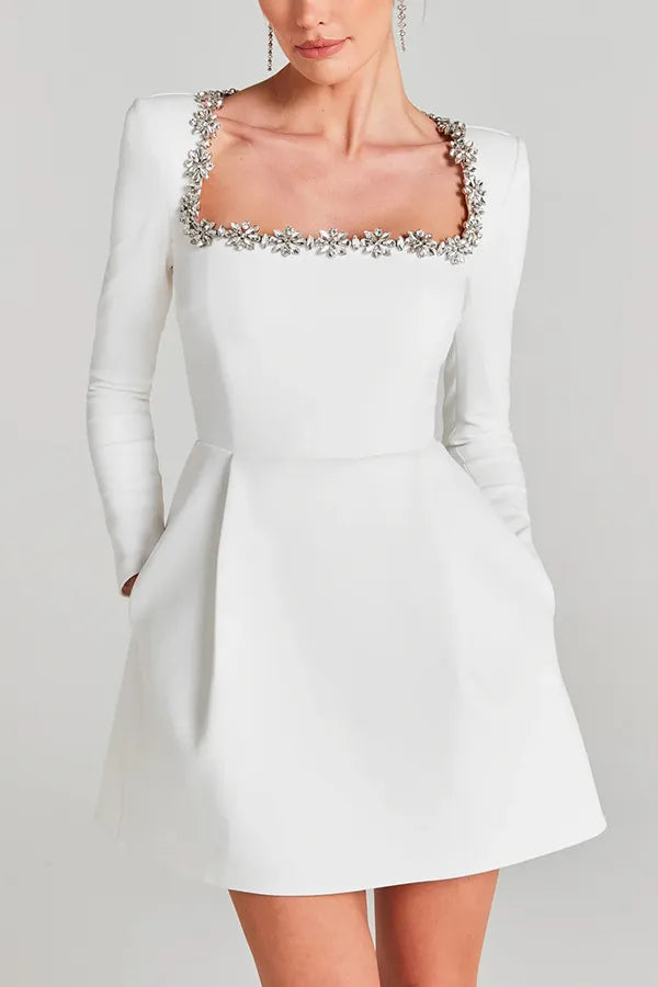 Atelier Fes | Valentina Fluwelen Mini-Jurk