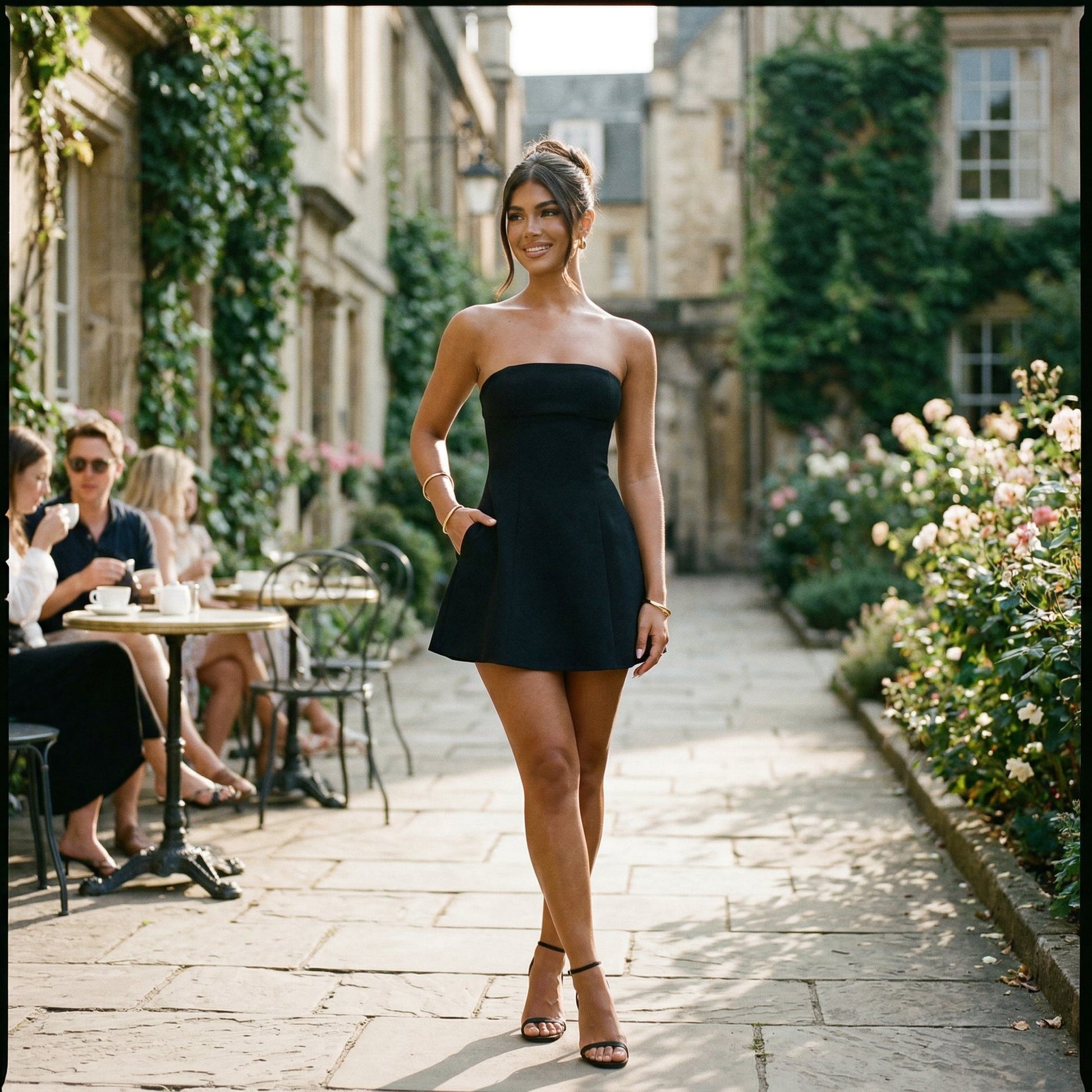 Elegant Black Cocktail Dress for Women