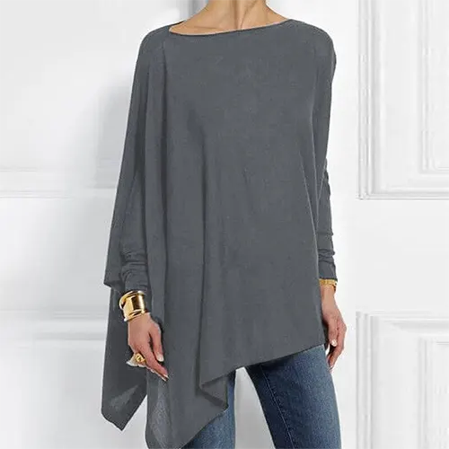 Chic Bluse med Lange Ærmer til Den Moderne Kvinde