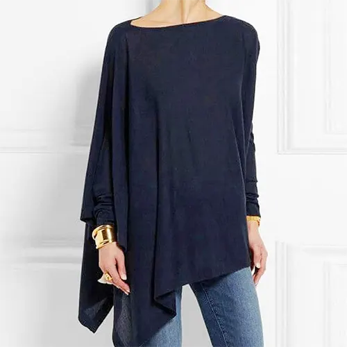 Chic Bluse med Lange Ærmer til Den Moderne Kvinde