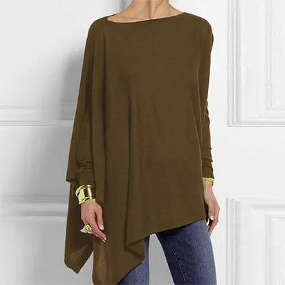 Chic Bluse med Lange Ærmer til Den Moderne Kvinde