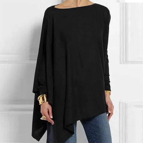 Chic Bluse med Lange Ærmer til Den Moderne Kvinde