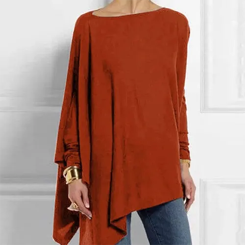Chic Bluse med Lange Ærmer til Den Moderne Kvinde