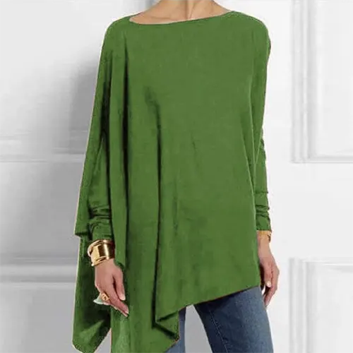Chic Bluse med Lange Ærmer til Den Moderne Kvinde