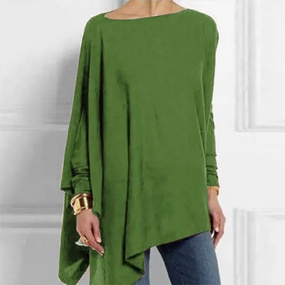 Chic Bluse med Lange Ærmer til Den Moderne Kvinde