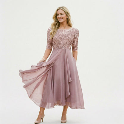 Elegant Lace Wedding Guest Dress for Formal Occasions