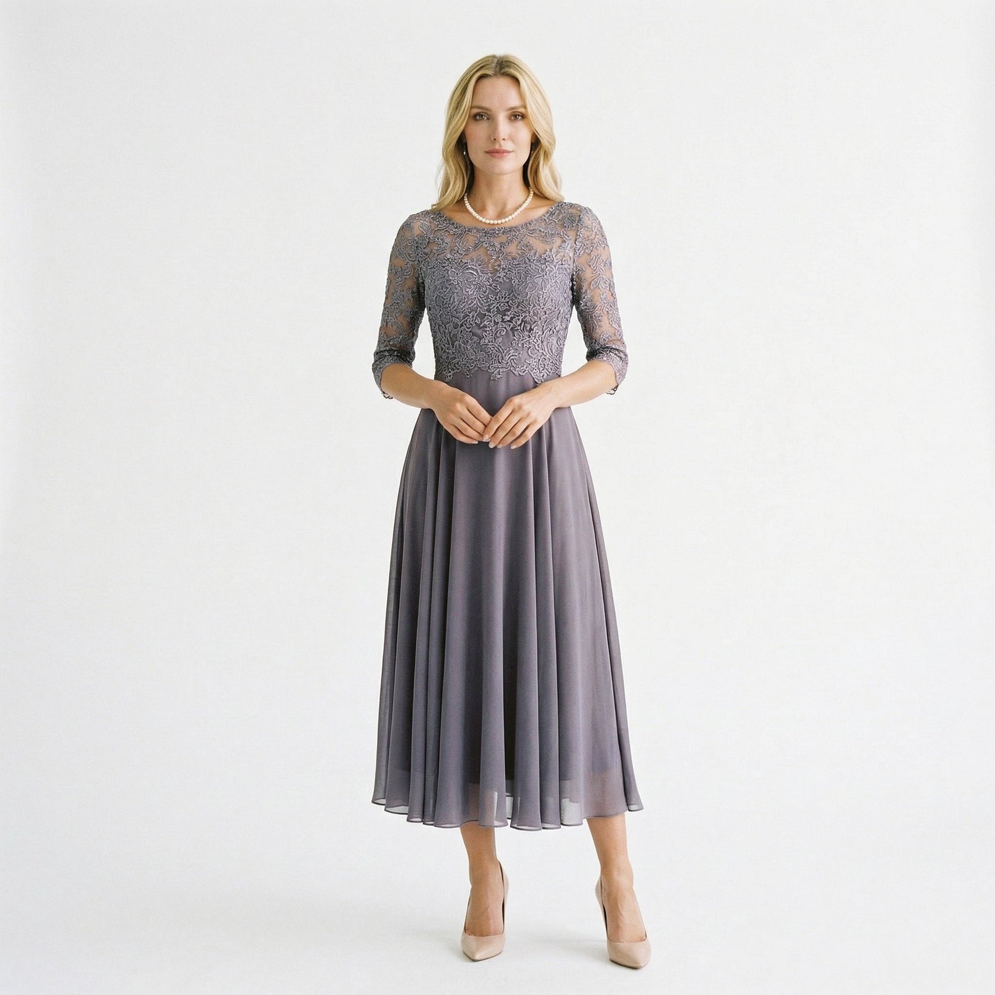 Elegant Lace Wedding Guest Dress for Formal Occasions
