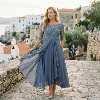 Elegant Lace Wedding Guest Dress for Formal Occasions