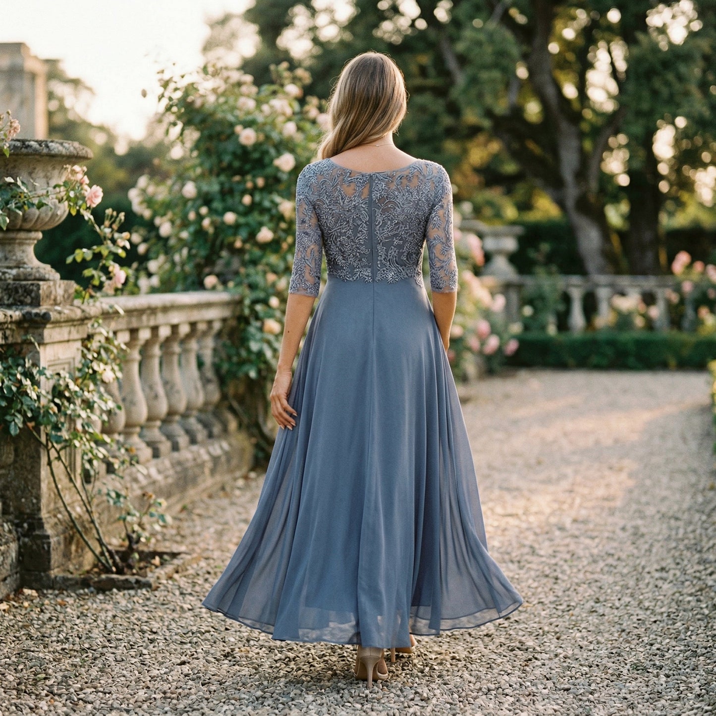 Elegant Lace Wedding Guest Dress for Formal Occasions