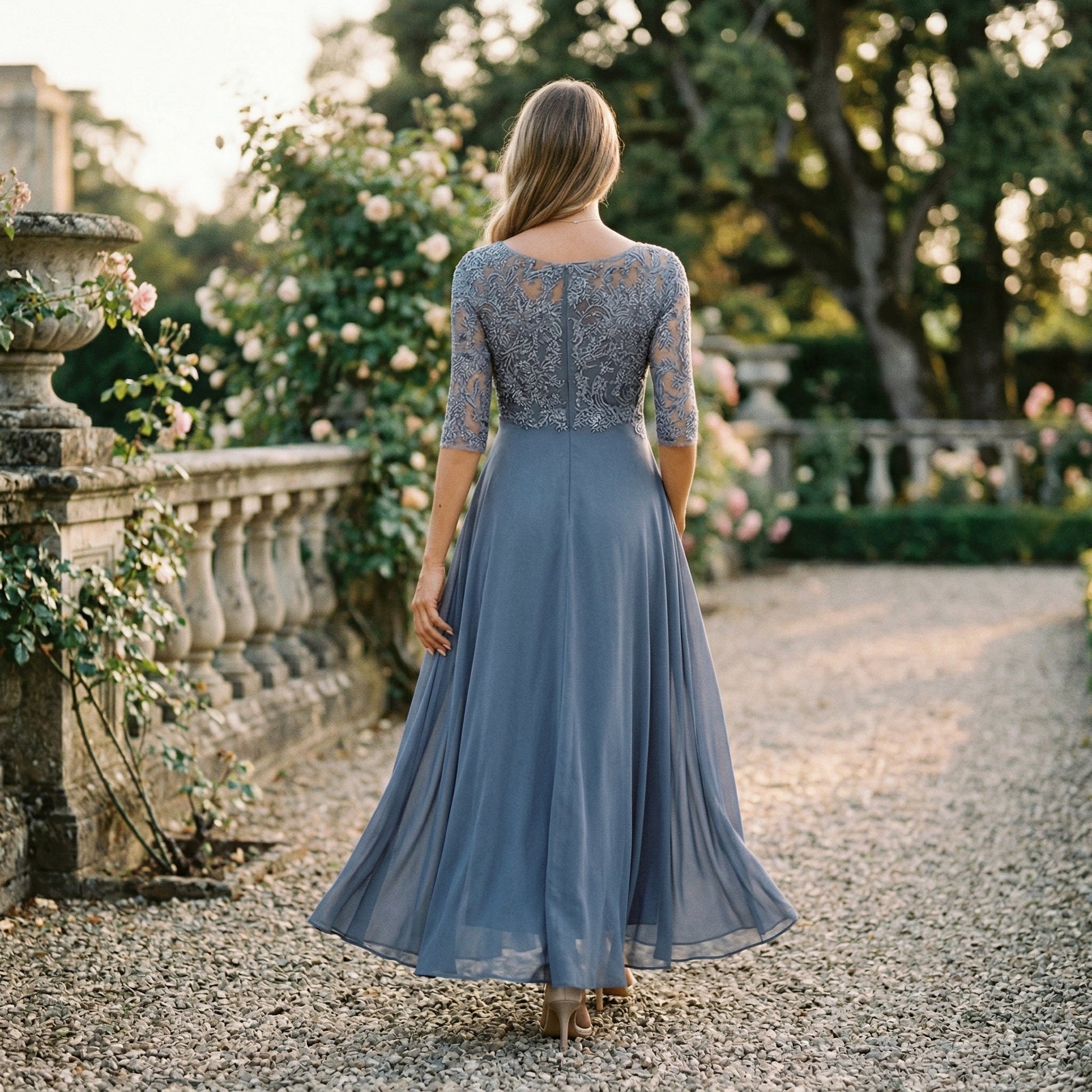 Elegant Lace Wedding Guest Dress for Formal Occasions