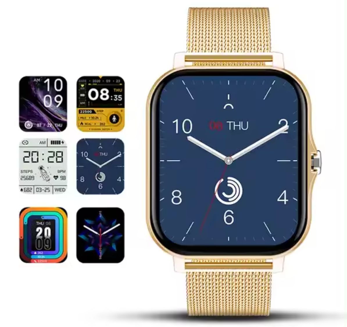 Elegant smartwatch with health and activity tracking for women - Aivee