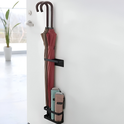 Space-Saving Wall-Mounted Umbrella Organizer
