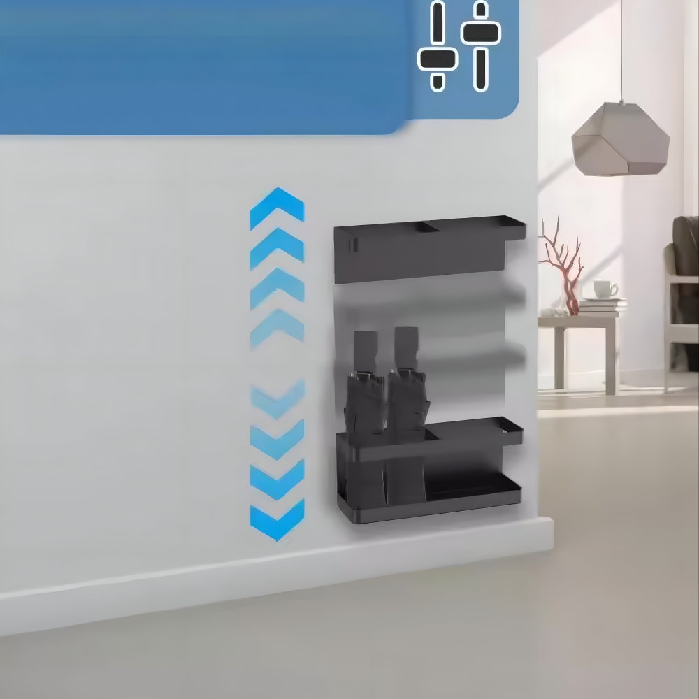 Space-Saving Wall-Mounted Umbrella Organizer