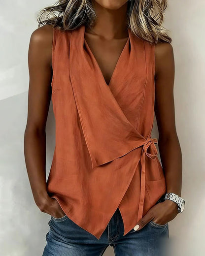 Elegant Bow Detail Top 0