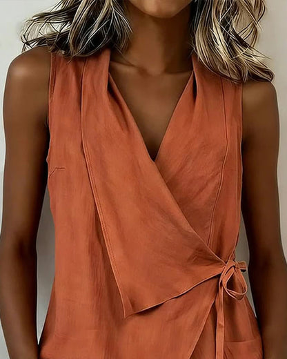 Elegant Bow Detail Top 2
