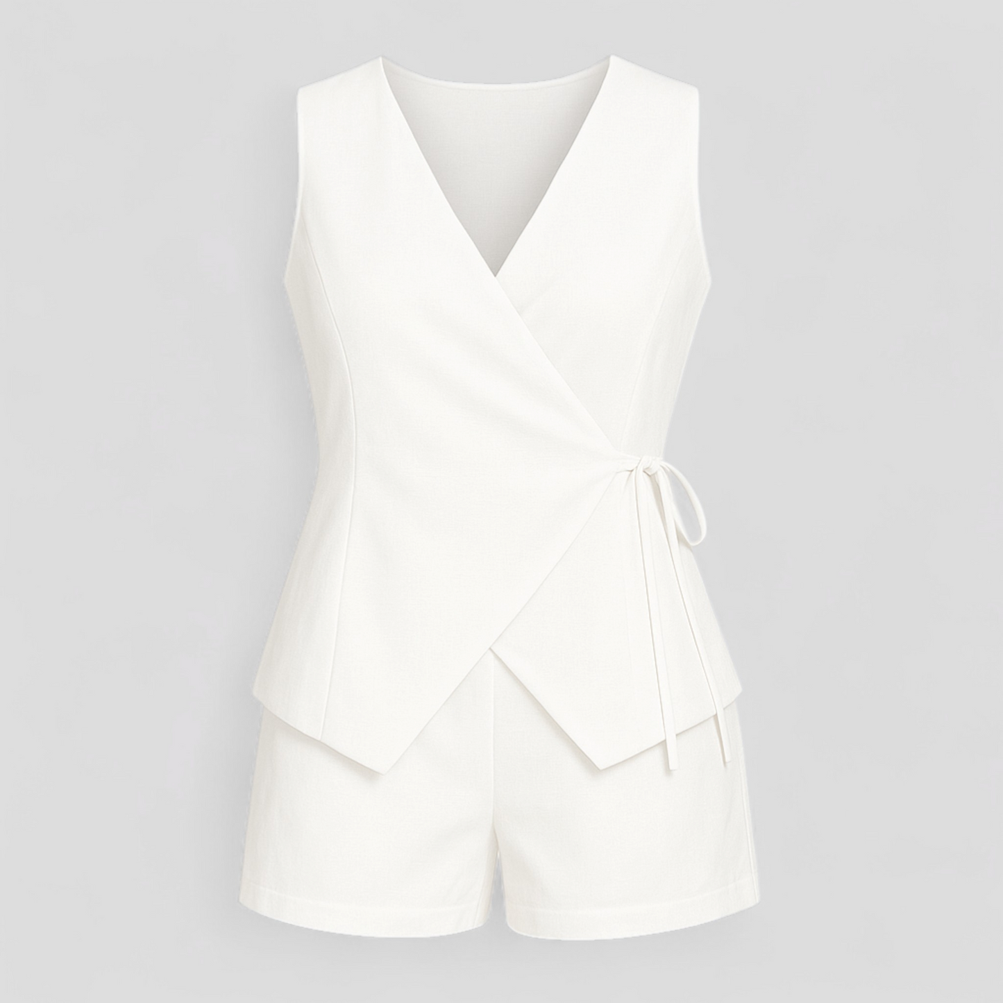 Aleece | Elegant Buksedragt til Kvinder - Hvid - Jumpsuits - {{ product_tags }