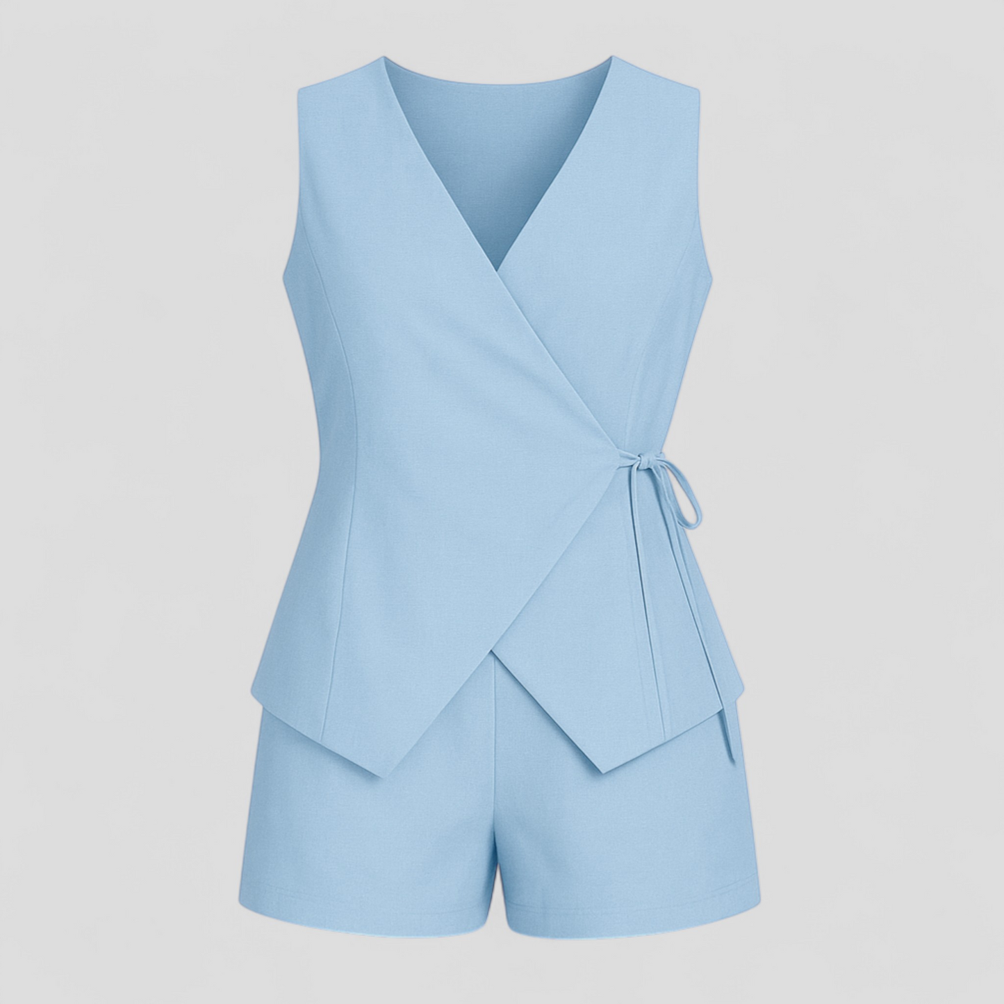 Aleece | Elegant Buksedragt til Kvinder - Pastelblå - Jumpsuits - {{ product_tags }