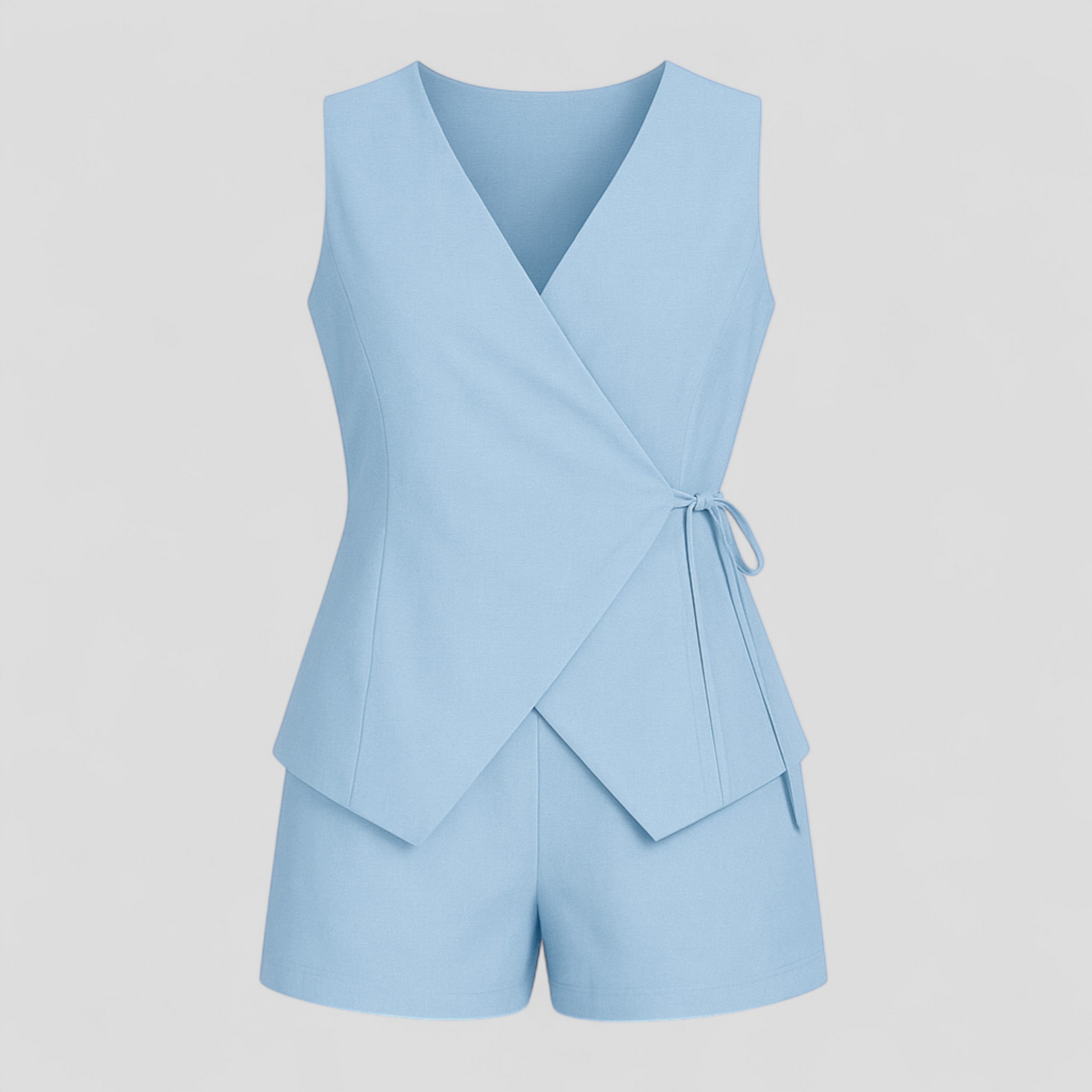Aleece | Elegant Buksedragt til Kvinder - Pastelblå - Jumpsuits - {{ product_tags }