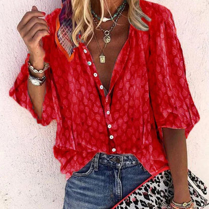 Elegante Damenbluse | Sommer Casual-Bluse 2