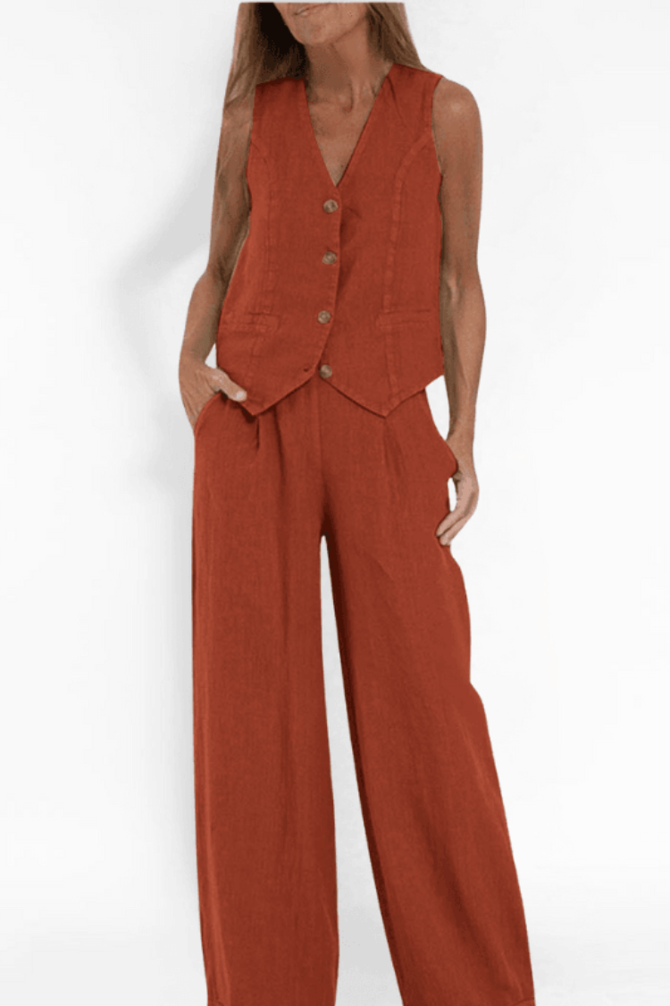 Elegante Zomerset | Tweedelige Outfit voor Vrouwen 4