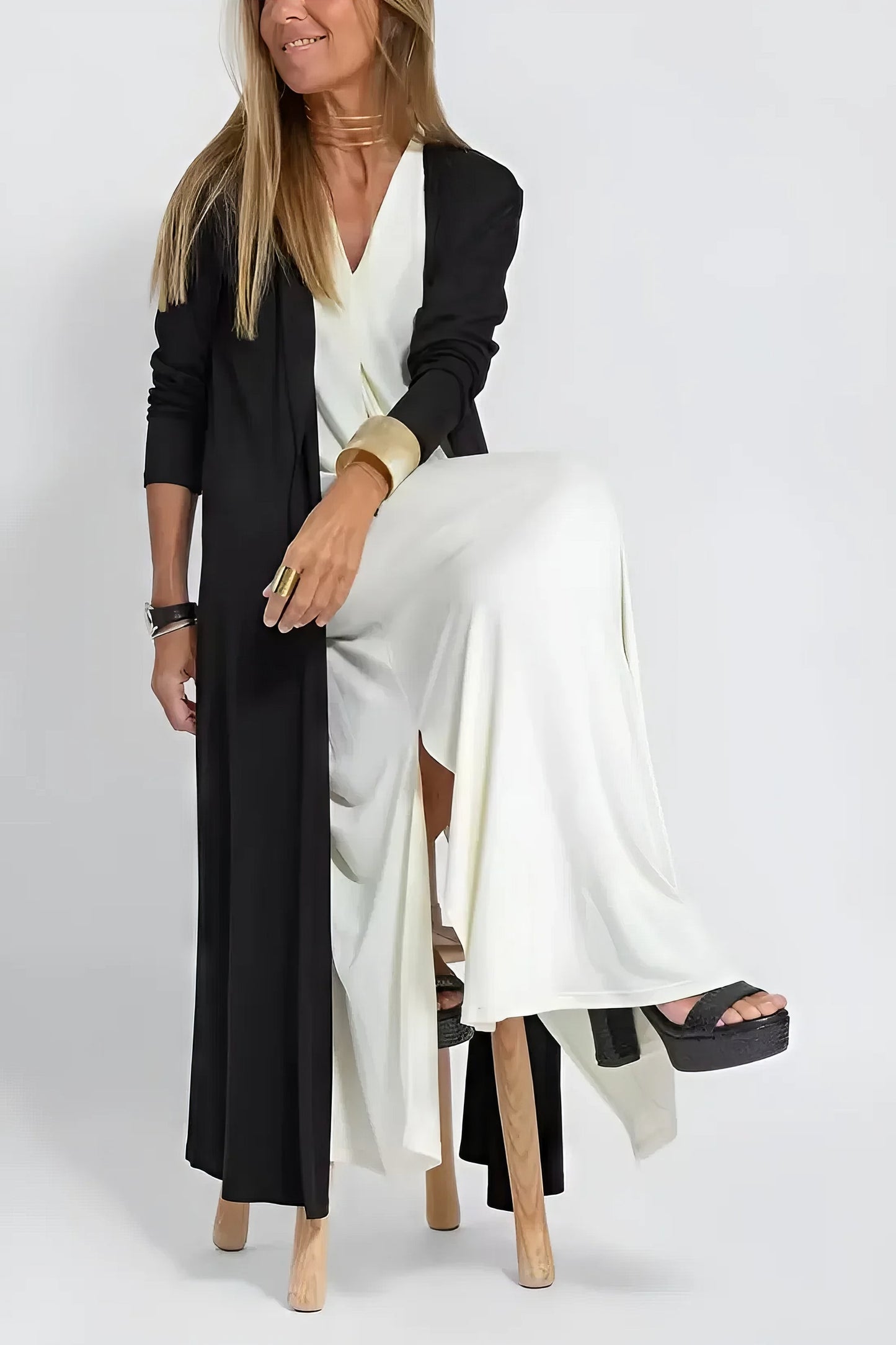 Elegantes Maxikleid | Atmungsaktives Sommerkleid Lang mit Modellierter Silhouette für Unübertroffenen Komfort 7