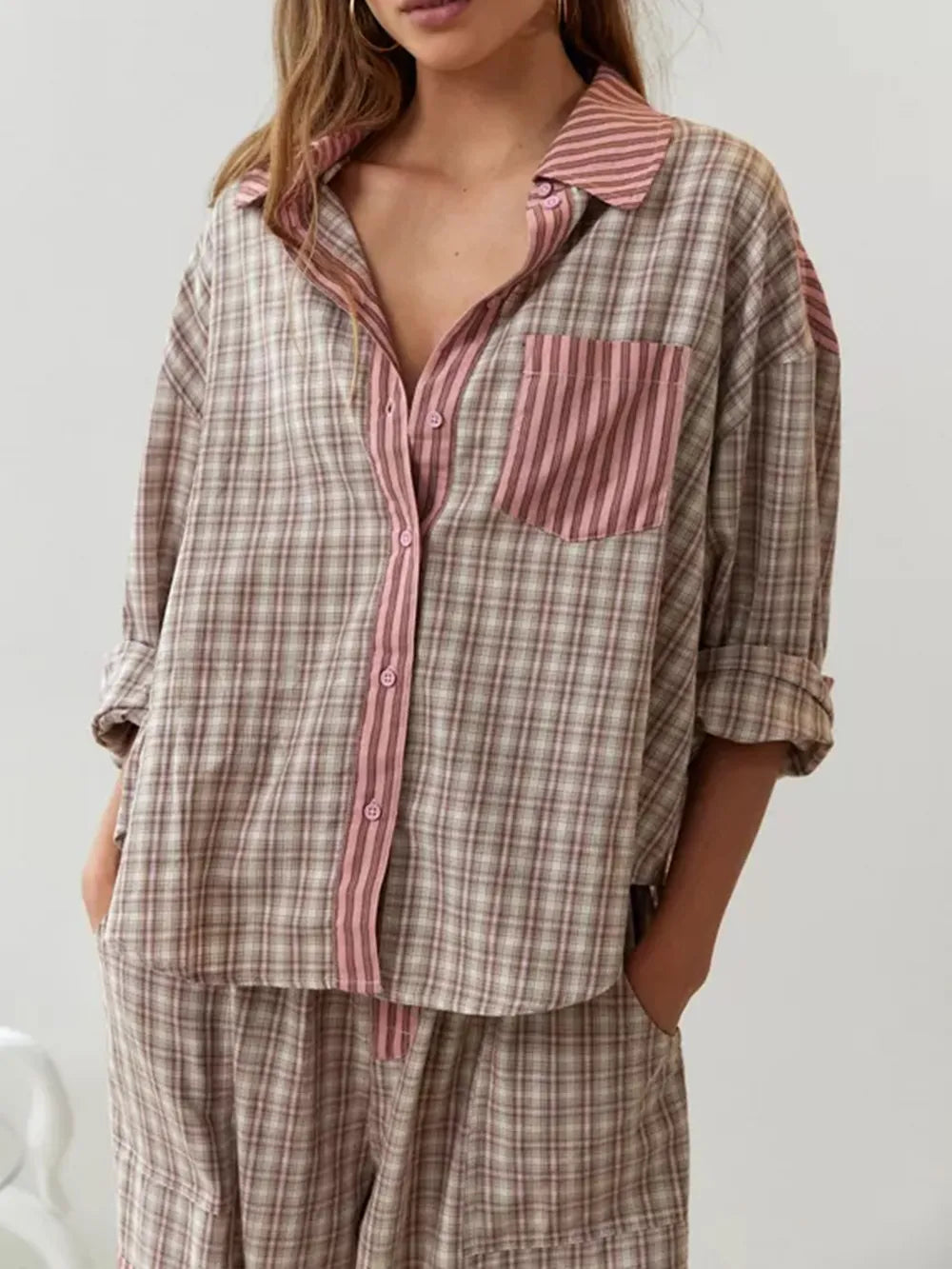Elena | Zachte katoenen pyjamaset 2