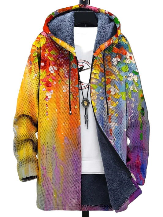 Elena | Unisex-Kapuzenjacke, inspiriert von luxuriöser Kunst