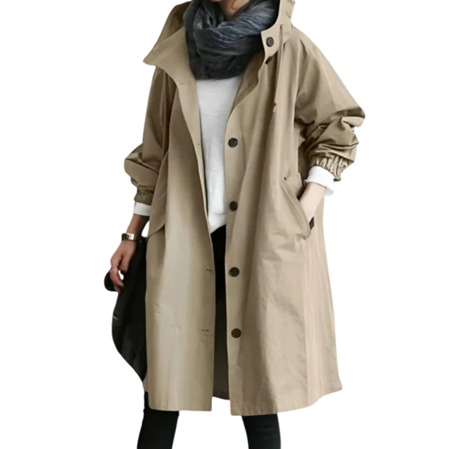 Elyna | Women's windproof and waterproof trench coat | Elegant