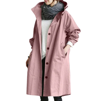 Elyna | Women's windproof and waterproof trench coat | Elegant