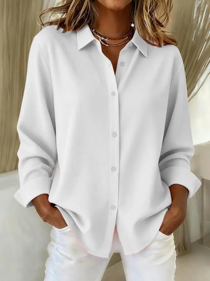 Tove - Elegant bluse med knappliste