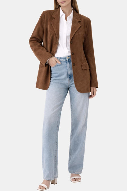 Emmie – Timeless Brown Autumn Jacket with Tailored Elegance