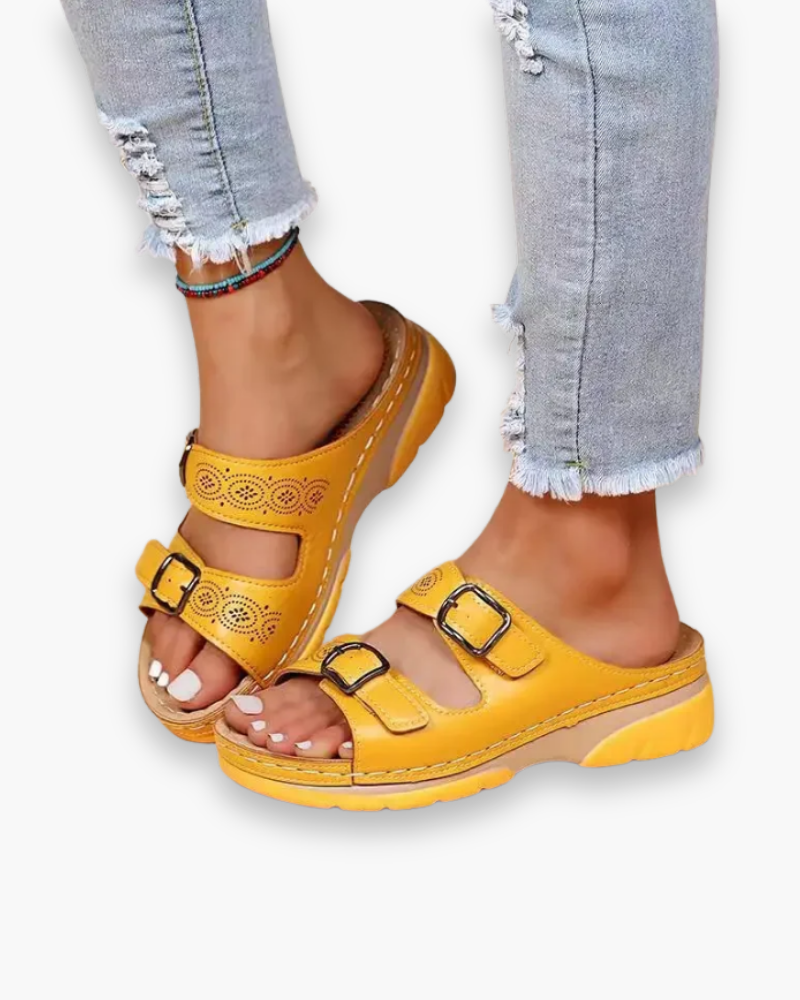 Women’s Elegant Sandals Breathable Adjustable Comfortable Summer Footwear Timeless Everyday Style