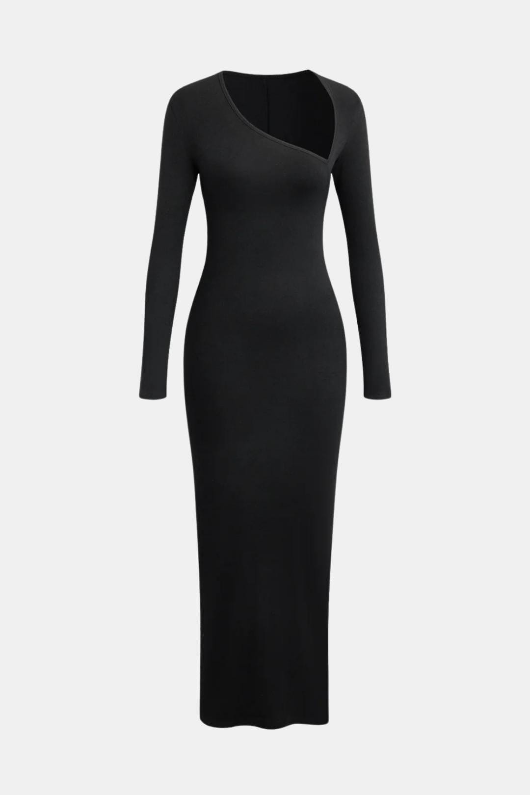 Esmeralda – Elegant Asymmetric Split Maxi Dress